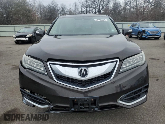 2017 Acura RDX with VIN 5J8TB4H36HL013084, listed as a Copart auction lot 47700725 with 125,752 mi miles and Salvage Title. Bid and sale history available at carsss.com. Image 5.