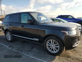 2017 Land Rover Range Rover with VIN SALGR2FV2HA379827, listed as a Copart auction lot 42925695 with 66,197 mi miles and Clean title. Bid and sale history available at DreamBid. Image 4.