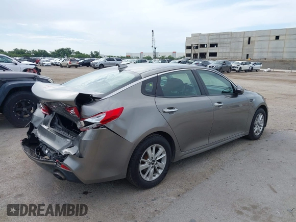 2016 Kia Optima LX with VIN 5XXGT4L37GG019897, listed as a IAAI auction lot 42582213 with 90,318 mi miles and . Bid and sale history available at DreamBid. Image 4.