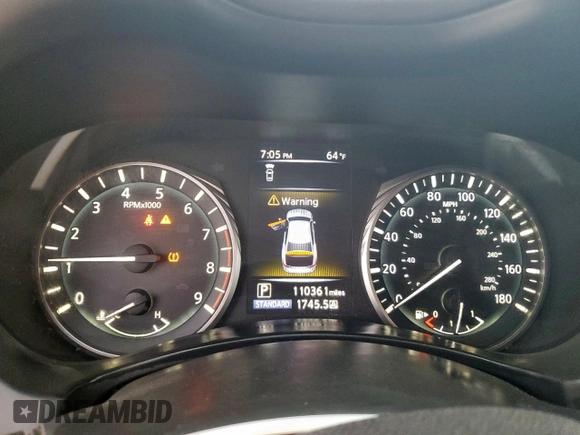 2020 Infiniti Q50 3.0t SPORT with VIN JN1EV7AP8LM207991, listed as a Copart auction lot 49903855 with 110,361 mi miles and Salvage Title. Bid and sale history available at carsss.com. Image 9.