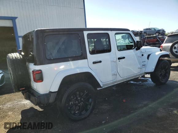 2023 Jeep Wrangler Sahara with VIN 1C4JJXP67PW630321, listed as a Copart auction lot 54579155 with 40,024 mi miles and Clean Title. Bid and sale history available at DreamBid. Image 3.
