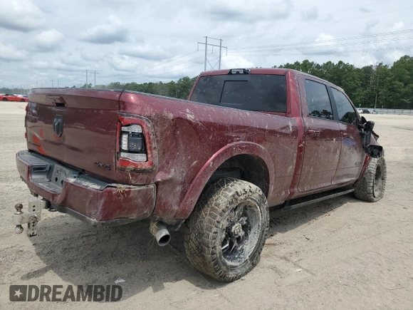 2022 Ram 2500 Limited with VIN 3C6UR5SL8NG131277, listed as a Copart auction lot 62543915 with 32,333 mi miles and Salvage title. Bid and sale history available at DreamBid. Image 3.