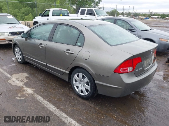 2008 Honda Civic LX z VIN 2HGFA16578H307187, wystawiony jako IAAI lot #42394956 z przebiegiem 56 834 mil mil oraz . Historia ofert i sprzedaży dostępna na DreamBid. Obrazek 3.