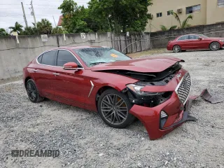 2019 Genesis G70 2.0T Advanced with VIN KMTG64LA3KU020510, listed as a Copart auction lot 76745374 with 52,921 mi miles and Non Repairable. Bid and sale history available at carsss.com. Image 4.
