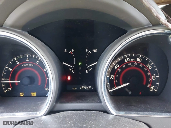 2008 Toyota Highlander with VIN JTEDS41A782038069, listed as a IAAI auction lot 40944842 with 194,421 mi miles. Bid and sale history available at carsss.com. Image 7.