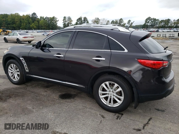 2011 Infiniti FX35 with VIN JN8AS1MW1BM734987, listed as a Copart auction lot 72834104 with 87,552 mi miles and Salvage Title. Bid and sale history available at carsss.com. Image 2.