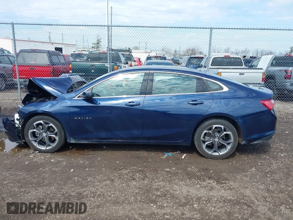 2022 Chevrolet Malibu LT with VIN 1G1ZD5ST3NF117648, listed as a IAAI auction lot 41899179 with 53,065 mi miles and . Bid and sale history available at DreamBid. Image 14.