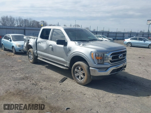 2023 Ford F-150 XL with VIN 1FTFW1E82PKF84459, listed as a IAAI auction lot 41649953 with 17,685 mi miles and . Bid and sale history available at carsss.com. Image 1.