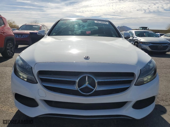 2018 Mercedes-Benz C-Class C 300 with VIN WDDWF4JB0JR414494, listed as a Copart auction lot 46130225 with 80,358 mi miles and Salvage Title. Bid and sale history available at carsss.com. Image 5.