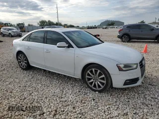 2014 Audi A4 Premium with VIN WAUAFAFLXEN014201, listed as a Copart auction lot 55727995 with 110,350 mi miles and Salvage title. Bid and sale history available at DreamBid. Image 4.
