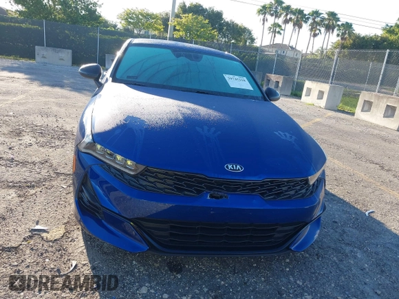 2021 Kia K5 GT-Line with VIN 5XXG64J21MG073399, listed as a IAAI auction lot 39745218 with 17,787 mi miles. Bid and sale history available at carsss.com. Image 12.