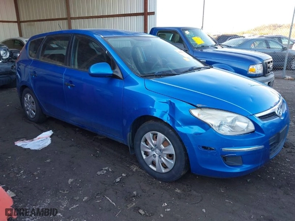 2010 Hyundai Elantra Touring GLS with VIN KMHDB8AE9AU053662, listed as a IAAI auction lot 41629535 with 171,306 mi miles. Bid and sale history available at carsss.com. Image 1.