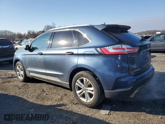 2019 Ford Edge SEL with VIN 2FMPK4J94KBB24282, listed as a Copart auction lot 41458195 with 41,141 mi miles and Salvage Title. Bid and sale history available at carsss.com. Image 2.