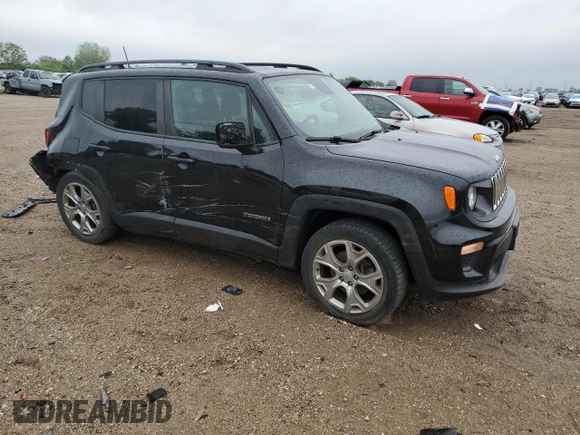2019 Jeep Renegade Latitude z VIN ZACNJBBB1KPK28127, wystawiony jako Copart lot #57408485 z przebiegiem 66 940 mil mil oraz Szkoda całkowita • Salvage title. Historia ofert i sprzedaży dostępna na DreamBid. Obrazek 4.