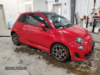 2013 FIAT 500 Turbo with VIN 3C3CFFHH3DT590801, listed as a Copart auction lot 52775845 with 119,252 mi miles and Salvage Title. Bid and sale history available at carsss.com. Image 4.