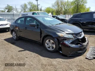 2014 Honda Civic LX z VIN 19XFB2F58EE260521, wystawiony jako Copart lot #55211935 z przebiegiem 184 439 mil mil oraz Szkoda całkowita • Salvage title. Historia ofert i sprzedaży dostępna na DreamBid. Obrazek 4.