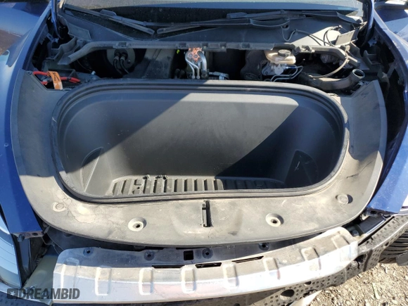 2021 Tesla Model Y Long Range with VIN 5YJYGAEE3MF231751, listed as a Copart auction lot 46415105 with 78,172 mi miles and Salvage Title. Bid and sale history available at carsss.com. Image 12.
