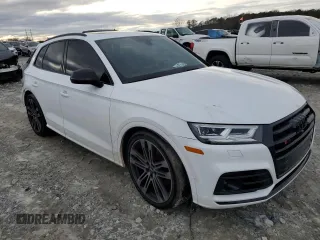 2020 Audi SQ5 Prestige with VIN WA1C4AFYXL2082701, listed as a Copart auction lot 82189943 with Not Provided miles and . Bid and sale history available at DreamBid. Image 4.