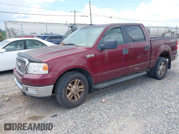 2005 Ford F-150 XLT with VIN 1FTPW14555FB55883, listed as a IAAI auction lot 42614075 with 126,234 mi miles and . Bid and sale history available at DreamBid. Image 2.