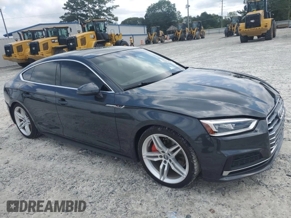 2019 Audi A5 Sportback Premium Plus with VIN WAUENCF59KA070019, listed as a Copart auction lot 65652683 with 48,694 mi miles. Bid and sale history available at carsss.com. Image 4.