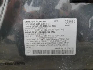 2020 Audi Q5 Premium Plus with VIN WA1E2AFY6L2045210, listed as a Copart auction lot 84829564 with Not provided miles and Non repairable. Bid and sale history available at DreamBid. Image 15.