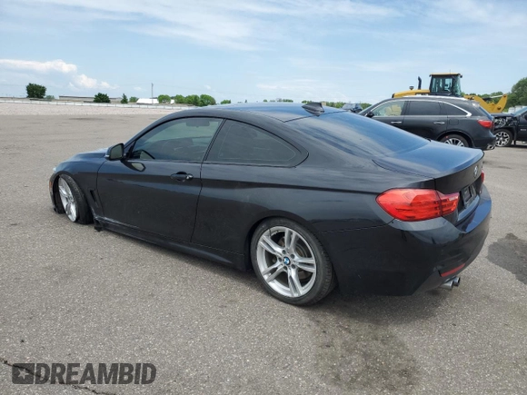 2016 BMW 4 Series 428i xDrive with VIN WBA3N9C54GK249830, listed as a Copart auction lot 58800005 with 193,453 mi miles and Clean title. Bid and sale history available at DreamBid. Image 2.