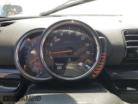 2017 MINI Clubman Cooper S with VIN WMWLU5C54H2E82543, listed as a Copart auction lot 75552984 with 74,064 mi miles and Salvage Title. Bid and sale history available at carsss.com. Image 9.