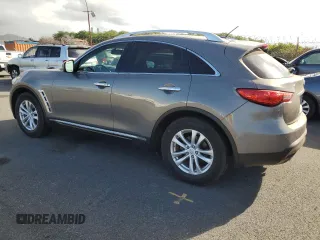 2013 Infiniti FX with VIN JN8CS1MU4DM141943, listed as a Copart auction lot 48251305 with 89,764 mi miles and Salvage title. Bid and sale history available at DreamBid. Image 2.