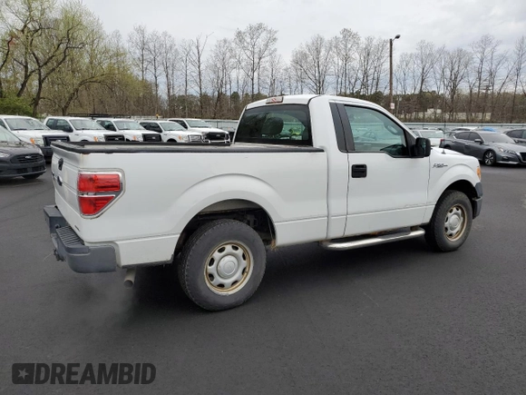 2012 Ford F-150 XL with VIN 1FTMF1CM4CFD02283, listed as a Copart auction lot 51618685 with 262,200 mi miles and Clean Title. Bid and sale history available at carsss.com. Image 3.