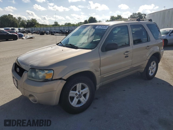 2007 Ford Escape Limited with VIN 1FMCU04177KA09776, listed as a Copart auction lot 60784535 with 175,679 mi miles and Salvage title. Bid and sale history available at DreamBid. Image 1.
