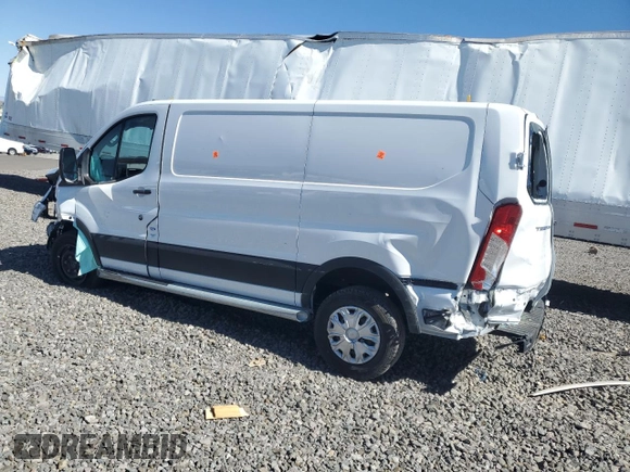 2024 Ford Transit Cargo with VIN 1FTBR1Y87RKA62463, listed as a Copart auction lot 63827265 with Not provided miles and Salvage title. Bid and sale history available at DreamBid. Image 2.