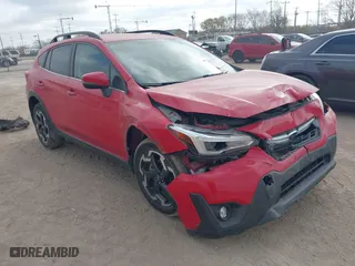2021 Subaru Crosstrek Limited with VIN JF2GTHMC2MH203795, listed as a IAAI auction lot 41775795 with 91,913 mi miles. Bid and sale history available at carsss.com. Image 1.