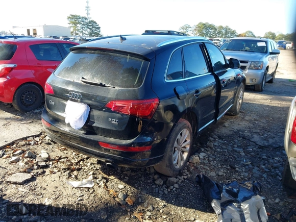 2013 Audi Q5 Premium with VIN WA1CFAFPXDA054082, listed as a IAAI auction lot 41086963 with 162,283 mi miles. Bid and sale history available at carsss.com. Image 4.