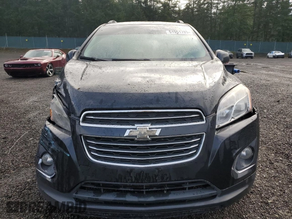 2016 Chevrolet Trax LTZ with VIN KL7CJRSB7GB649707, listed as a Copart auction lot 51951785 with 158,613 mi miles and Salvage Title. Bid and sale history available at carsss.com. Image 5.