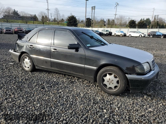 1998 Mercedes-Benz C 230/260/280/320 with VIN WDBHA23G4WA613941, listed as a Copart auction lot 46408815 with Not Provided miles and Salvage Title. Bid and sale history available at carsss.com. Image 4.