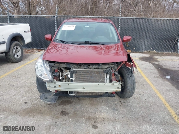 2019 Nissan Versa Sedan SV with VIN 3N1CN7AP6KL824807, listed as a IAAI auction lot 41169934 with 48,517 mi miles. Bid and sale history available at carsss.com. Image 12.
