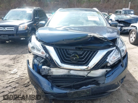 2016 Nissan Murano SL z VIN 5N1AZ2MH2GN121451, wystawiony jako IAAI lot #41950968 z przebiegiem 96 298 mil mil oraz . Historia ofert i sprzedaży dostępna na DreamBid. Obrazek 12.