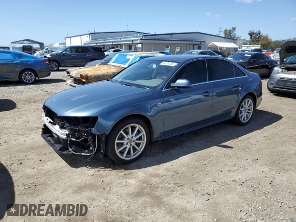 2016 Audi A4 Premium with VIN WAUAFAFL1GN013523, listed as a Copart auction lot 48074235 with 61,787 mi miles and Salvage Title. Bid and sale history available at carsss.com. Image 1.