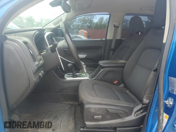 2021 Chevrolet Colorado 4WD LT with VIN 1GCGTCEN0M1298786, listed as a Copart auction lot 57600825 with 38,337 mi miles and Salvage title. Bid and sale history available at DreamBid. Image 7.
