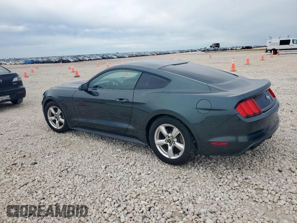 2015 Ford Mustang V6 with VIN 1FA6P8AM3F5328827, listed as a Copart auction lot 60254335 with 130,552 mi miles and Salvage title. Bid and sale history available at DreamBid. Image 2.