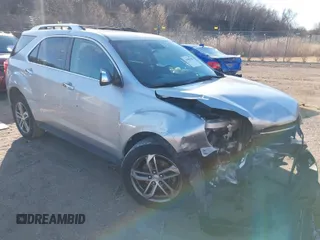2017 Chevrolet Equinox Premier with VIN 2GNALDEK3H1542956, listed as a IAAI auction lot 41488708 with 149,523 mi miles. Bid and sale history available at carsss.com. Image 1.