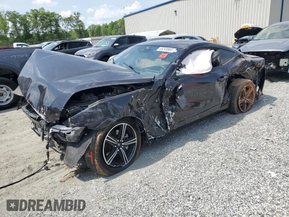 2024 Ford Mustang EcoBoost with VIN 1FA6P8TH7R5138503, listed as a Copart auction lot 55249985 with 18,714 mi miles and Salvage title. Bid and sale history available at DreamBid. Image 1.