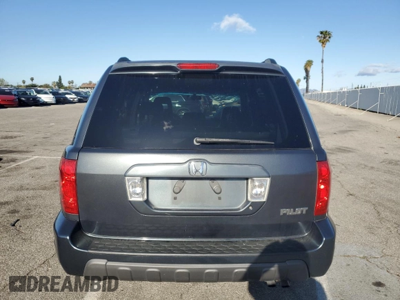 2004 Honda Pilot EX with VIN 2HKYF18564H542414, listed as a Copart auction lot 50727645 with 173,868 mi miles and Salvage Title. Bid and sale history available at DreamBid. Image 6.