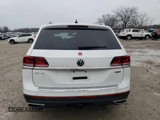 2022 Volkswagen Atlas SEL with VIN 1V2BR2CA6NC512106, listed as a Copart auction lot 85214154 with 53,931 mi miles and Salvage title. Bid and sale history available at DreamBid. Image 6.