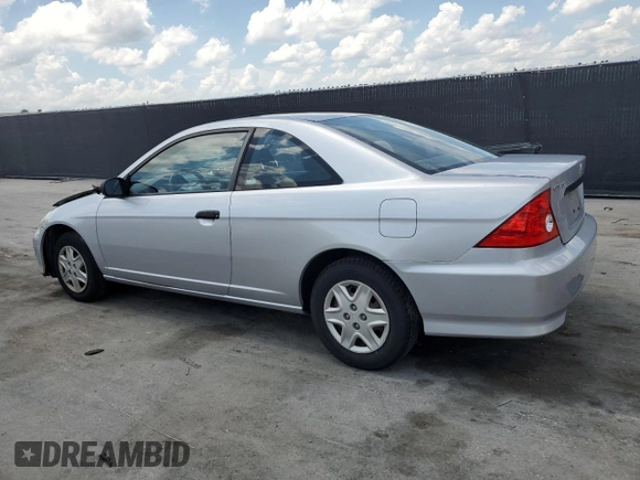 2005 Honda Civic VP z VIN 1HGEM22125L040468, wystawiony jako Copart lot #58404335 z przebiegiem 98 770 mil mil oraz Szkoda całkowita • Salvage title. Historia ofert i sprzedaży dostępna na DreamBid. Obrazek 2.