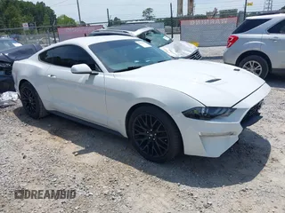 2019 Ford Mustang EcoBoost with VIN 1FA6P8TH0K5129356, listed as a IAAI auction lot 42453836 with 50,382 mi miles and . Bid and sale history available at DreamBid. Image 1.