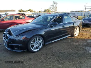 2017 Audi A6 Premium with VIN WAUC8AFC1HN061074, listed as a Copart auction lot 82171284 with 55,571 mi miles and Salvage Title. Bid and sale history available at carsss.com. Image 1.