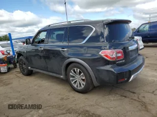 2017 Nissan Armada Platinum z VIN JN8AY2NCXH9504904, wystawiony jako Copart lot #58023935 z przebiegiem Nie podano mil oraz Szkoda całkowita • Salvage title. Historia ofert i sprzedaży dostępna na DreamBid. Obrazek 2.