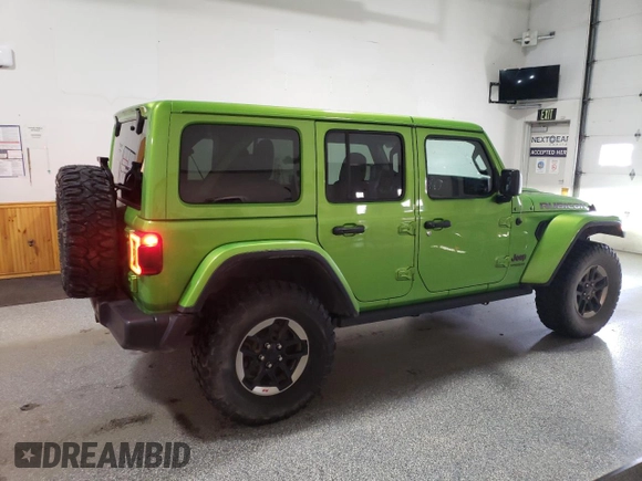 2018 Jeep Wrangler Unlimited Rubicon with VIN 1C4HJXFN3JW245997, listed as a Copart auction lot 52200725 with 101,739 mi miles and Clean title. Bid and sale history available at DreamBid. Image 3.