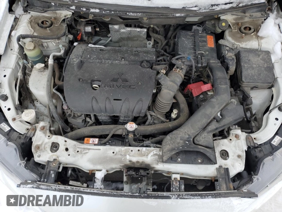 2017 Mitsubishi Lancer ES with VIN JA32V2FW2HU601981, listed as a Copart auction lot 87797895 with 108,411 mi miles and Salvage Title. Bid and sale history available at carsss.com. Image 11.
